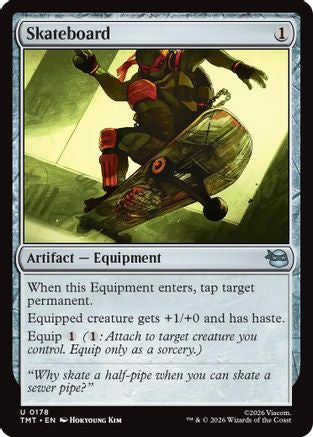 Skateboard (TMT-178) [Teenage Mutant Ninja Turtles] MTG Single Wizards of the Coast