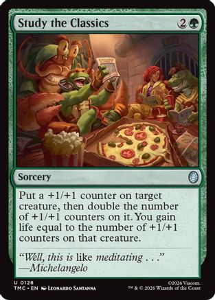 Study the Classics (TMC-128) [Commander: Teenage Mutant Ninja Turtles] MTG Single Wizards of the Coast