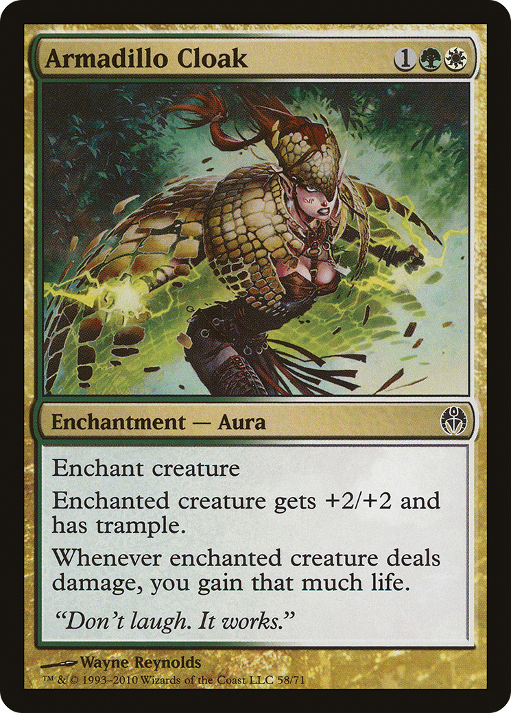 Armadillo Cloak (DDE-058) [Misc] Duel Decks: Phyrexia vs. the Coalition MTG Single Wizards of the Coast