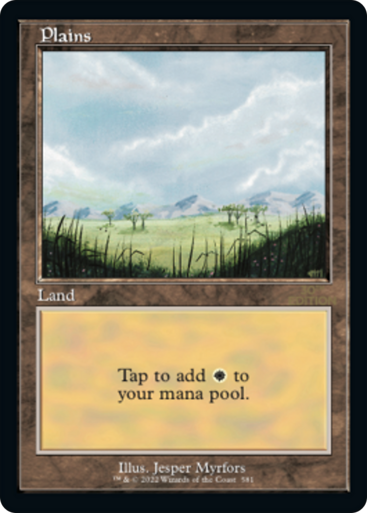 Plains (30A-581) [30th Anniversary Edition] MTG Single Wizards of the Coast