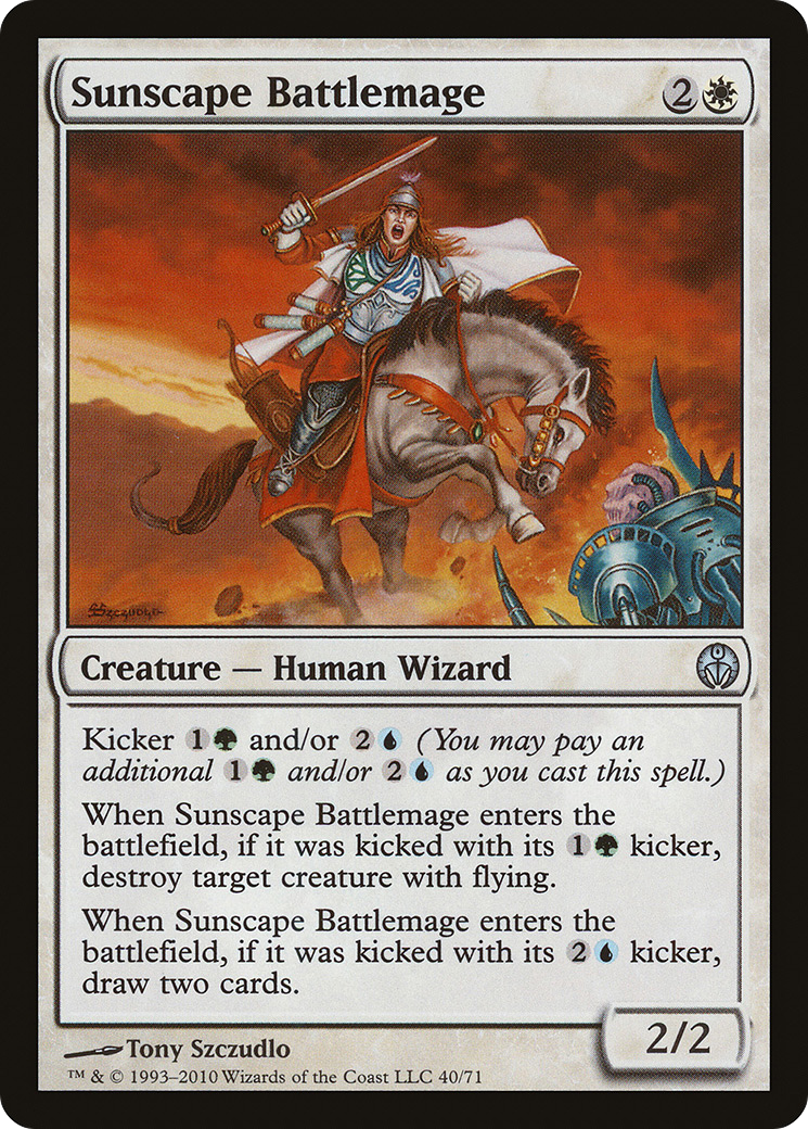 Sunscape Battlemage (DDE-040) [Misc] Duel Decks: Phyrexia vs. the Coalition MTG Single Wizards of the Coast