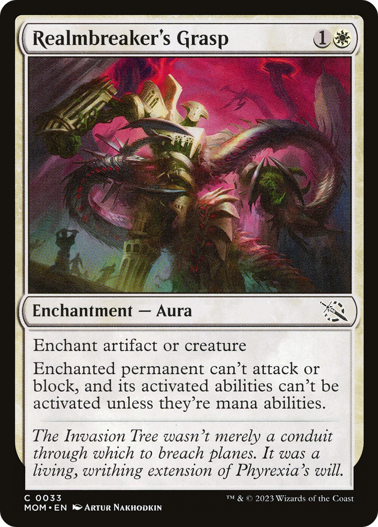 Realmbreaker's Grasp (MOM-033) [March of the Machine] MTG Single Wizards of the Coast