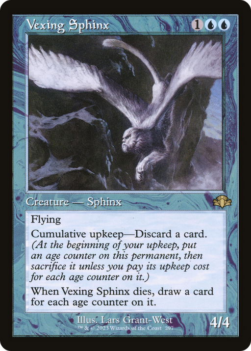 Vexing Sphinx (DMR-297) [Dominaria Remastered] Foil MTG Single Wizards of the Coast