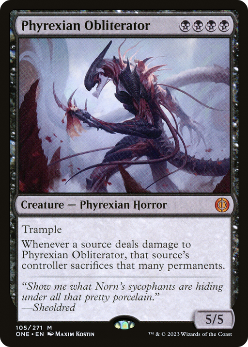Phyrexian Obliterator (ONE-105) [Phyrexia: All Will Be One] MTG Single Wizards of the Coast