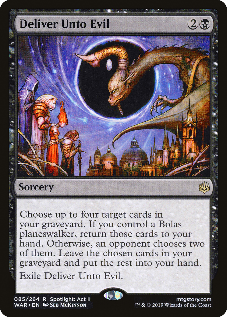 Deliver Unto Evil [War of the Spark] MTG Single Magic: The Gathering