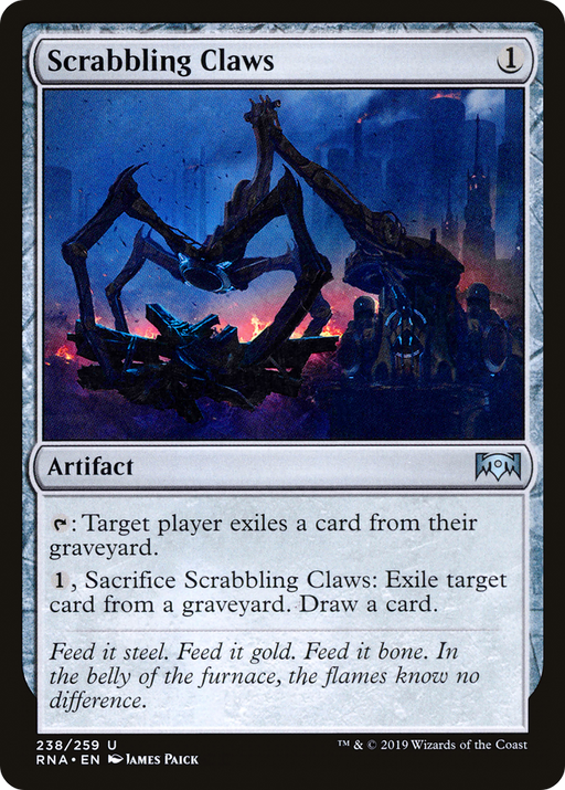 Scrabbling Claws (RNA-238) [Ravnica Allegiance] Foil MTG Single Wizards of the Coast