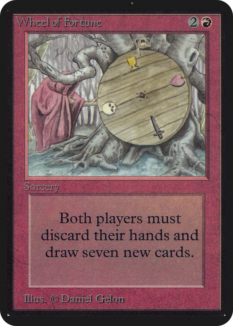 Wheel of Fortune (LEA-183) [Oldschool] Limited Edition Alpha MTG Single Wizards of the Coast