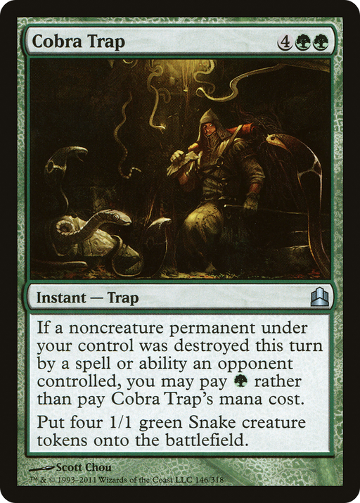 Cobra Trap (CMD-146) [Commander 2011] MTG Single Wizards of the Coast