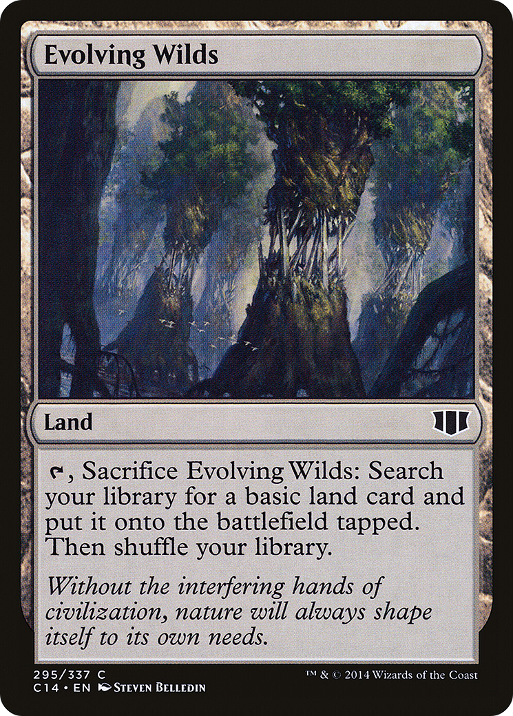 Evolving Wilds (C14-295) [Commander 2014] MTG Single Wizards of the Coast
