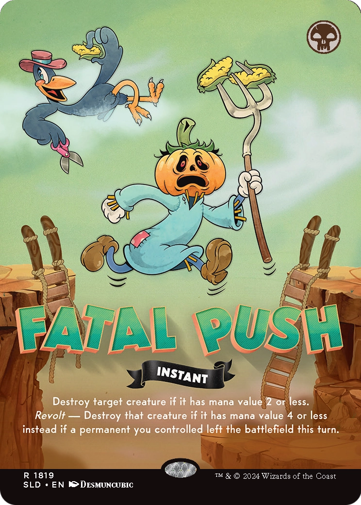 Fatal Push (1819) (SLD-1819) [Secret Lair Drop] (Borderless)