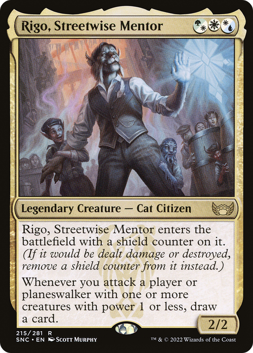Rigo, Streetwise Mentor (SNC-215) [Streets of New Capenna] Foil MTG Single Wizards of the Coast