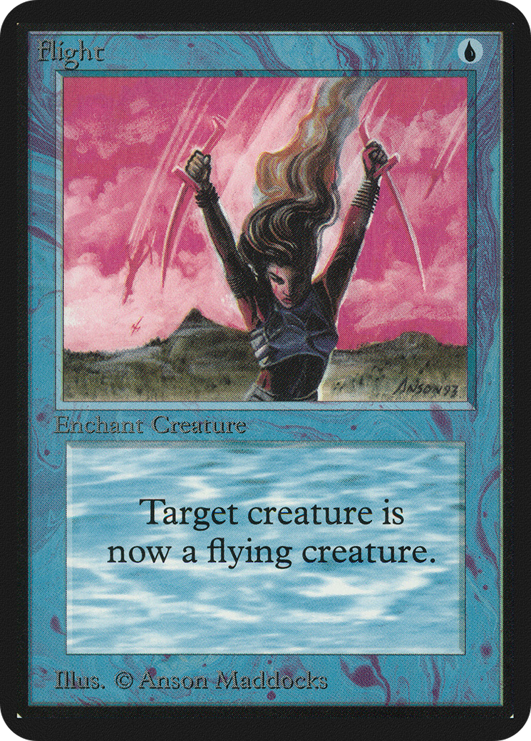 Flight (LEA-) [Oldschool] Limited Edition Alpha MTG Single Wizards of the Coast