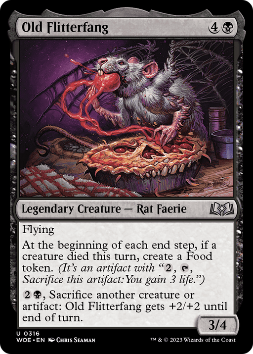 Old Flitterfang (WOE-316) [Wilds of Eldraine] MTG Single Wizards of the Coast