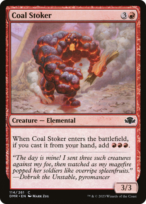 Coal Stoker (DMR-114) [Dominaria Remastered] MTG Single Wizards of the Coast