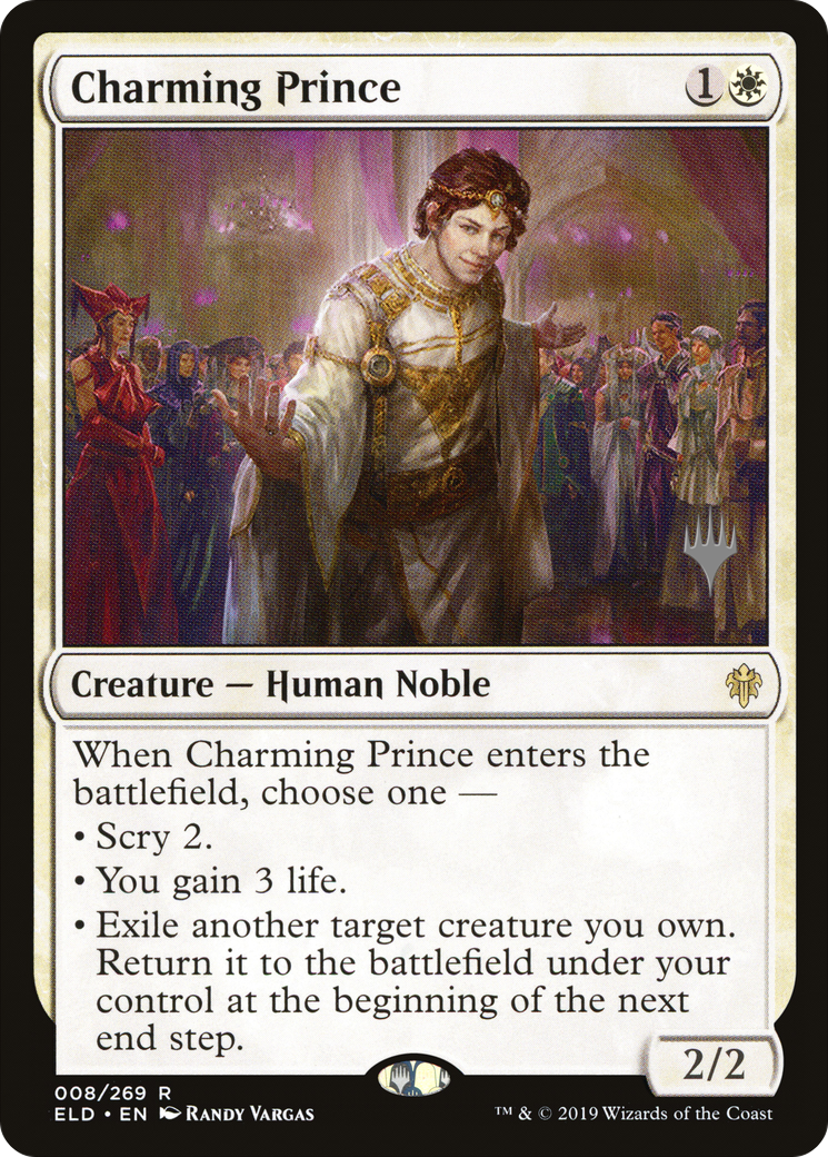 Charming Prince (PPELD-008) [Throne of Eldraine Promos] Foil MTG Single Wizards of the Coast