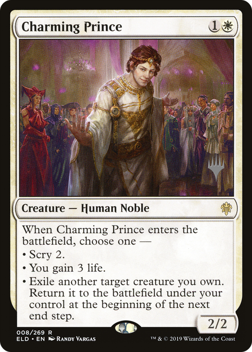 Charming Prince (PPELD-008) [Throne of Eldraine Promos] Foil MTG Single Wizards of the Coast