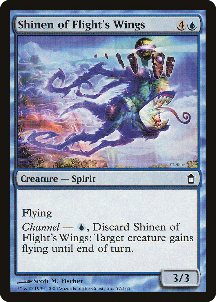 Shinen of Flight's Wings (SOK-057) [Saviors of Kamigawa] Foil MTG Single Wizards of the Coast