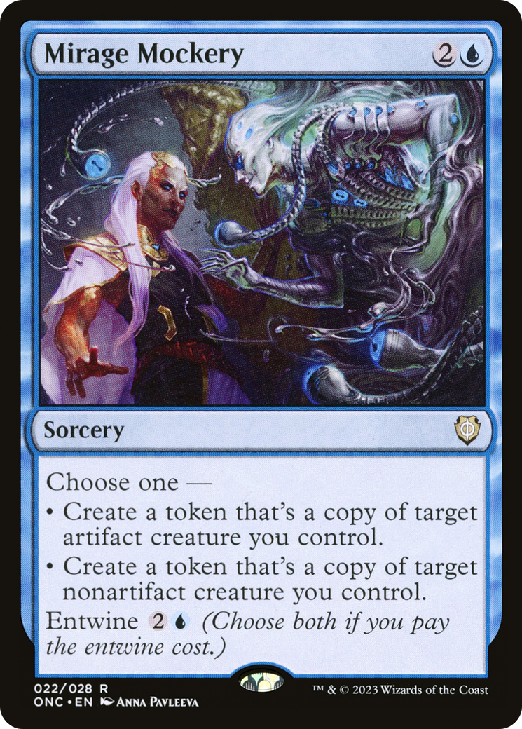 Mirage Mockery (ONC-022) [Phyrexia: All Will Be One Commander] Foil MTG Single Wizards of the Coast