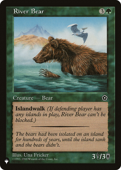 River Bear (LIST-) [Mystery Booster] The List MTG Single Wizards of the Coast