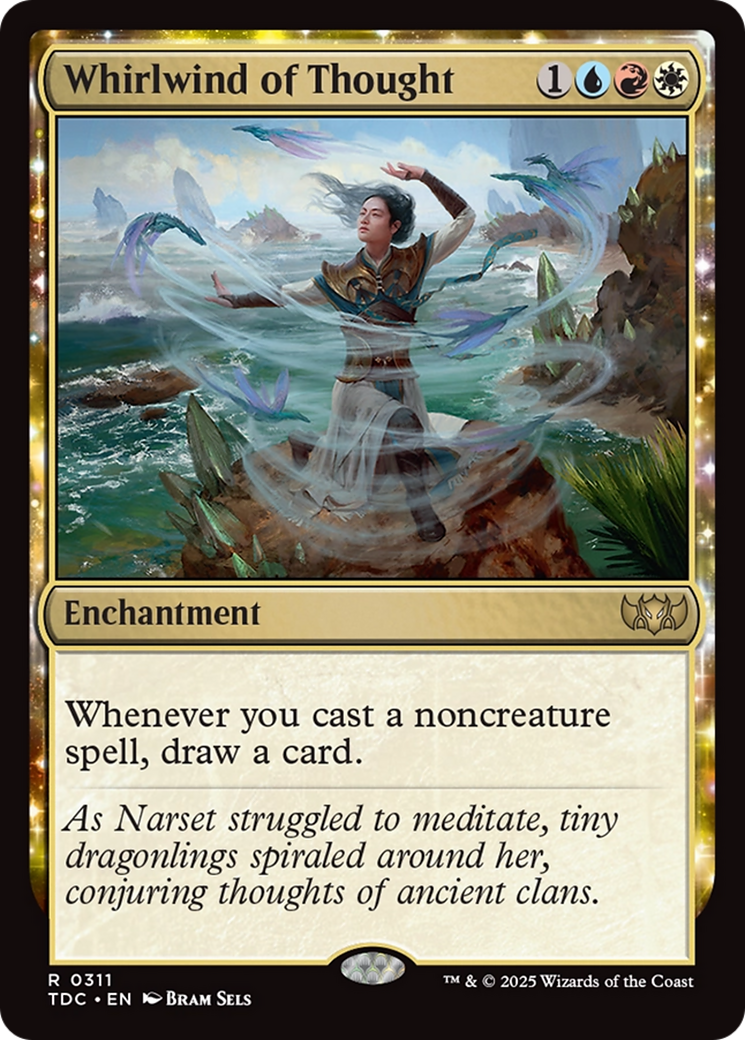 Whirlwind of Thought (TDC-311) [Commander: Tarkir: Dragonstorm] MTG Single Wizards of the Coast