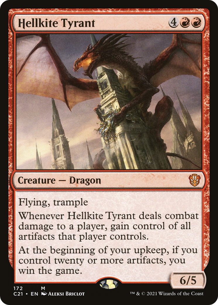 Hellkite Tyrant (C21-172) [Commander 2021] MTG Single Wizards of the Coast