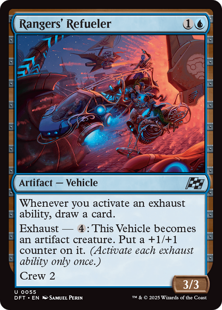 Rangers' Refueler (DFT-055) [Aetherdrift] Foil MTG Single Wizards of the Coast
