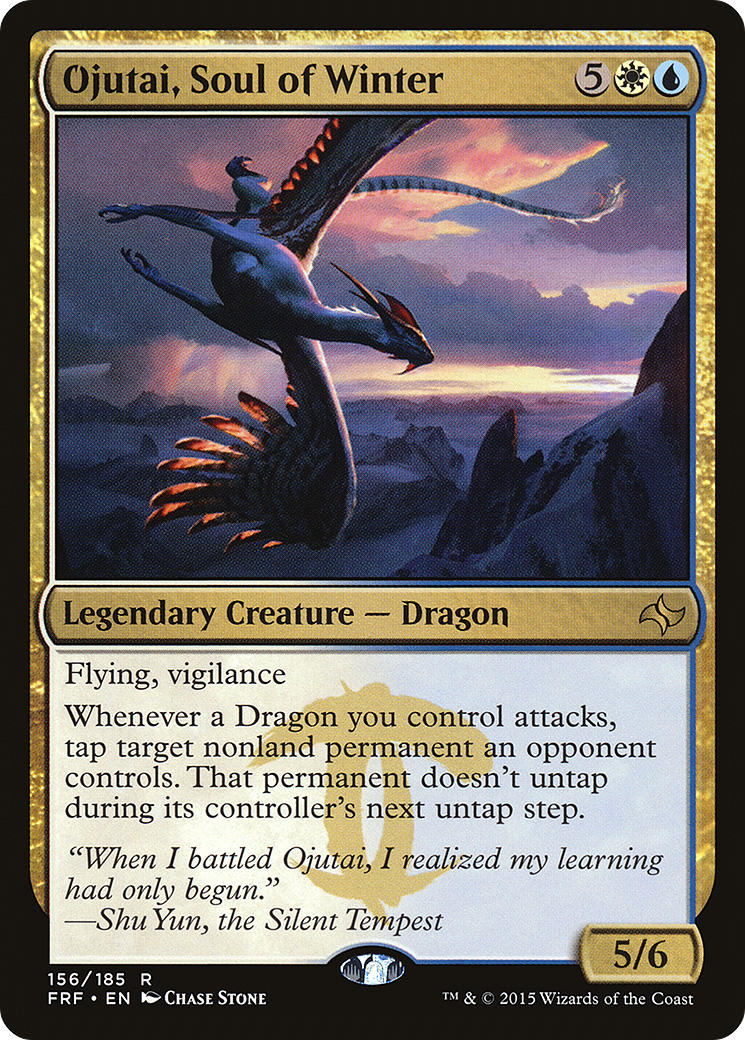 Ojutai, Soul of Winter (FRF-156) [Fate Reforged] Foil MTG Single Wizards of the Coast