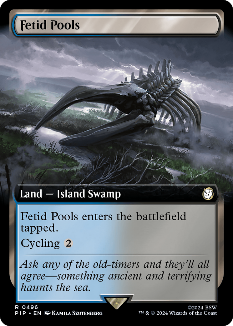 Fetid Pools (PIP-496) [Fallout] (Extended Art) Foil MTG Single Wizards of the Coast