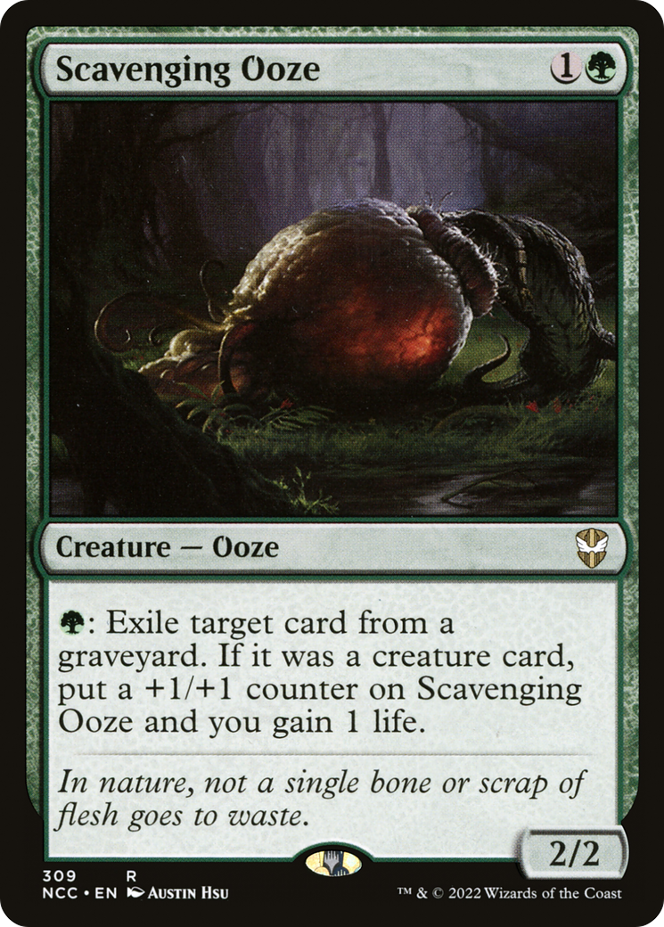 Scavenging Ooze (NCC-309) [New Capenna Commander] MTG Single Wizards of the Coast