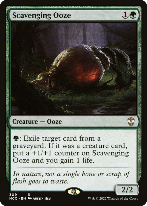 Scavenging Ooze (NCC-309) [New Capenna Commander] MTG Single Wizards of the Coast