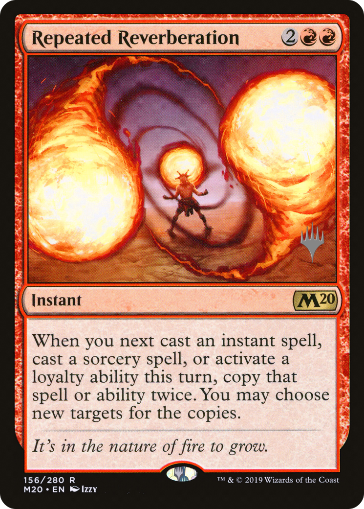 Repeated Reverberation (PPM20-156P) [Core Set 2020 Promos] MTG Single Wizards of the Coast