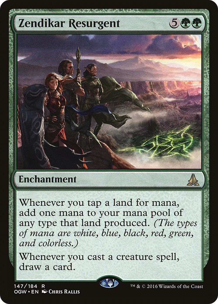 Zendikar Resurgent (OGW-147) [Oath of the Gatewatch] Foil MTG Single Wizards of the Coast