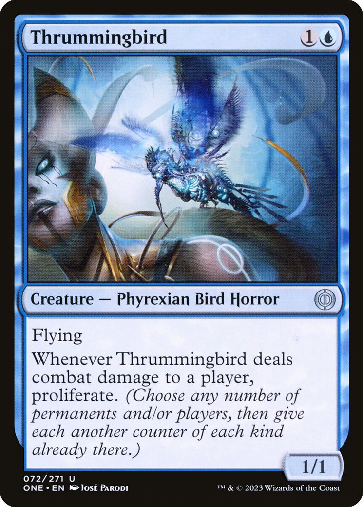 Thrummingbird (ONE-072) [Phyrexia: All Will Be One] MTG Single Wizards of the Coast