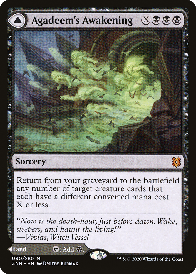 Agadeem's Awakening (ZNR-090) [Zendikar Rising] MTG Single Wizards of the Coast