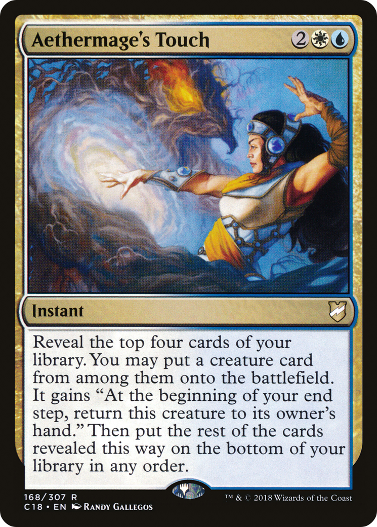 Aethermage's Touch (C18-168) [Commander 2018] MTG Single Wizards of the Coast