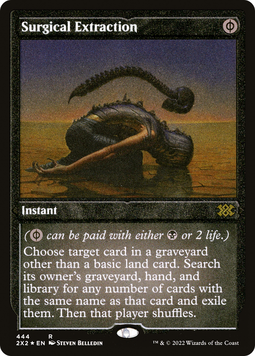 Surgical Extraction (Foil Etched) (2X2-444) [Double Masters 2022] Foil MTG Single Wizards of the Coast