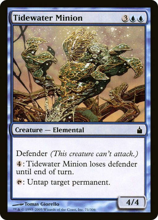 Tidewater Minion (RAV-071) [Ravnica: City of Guilds] MTG Single Wizards of the Coast