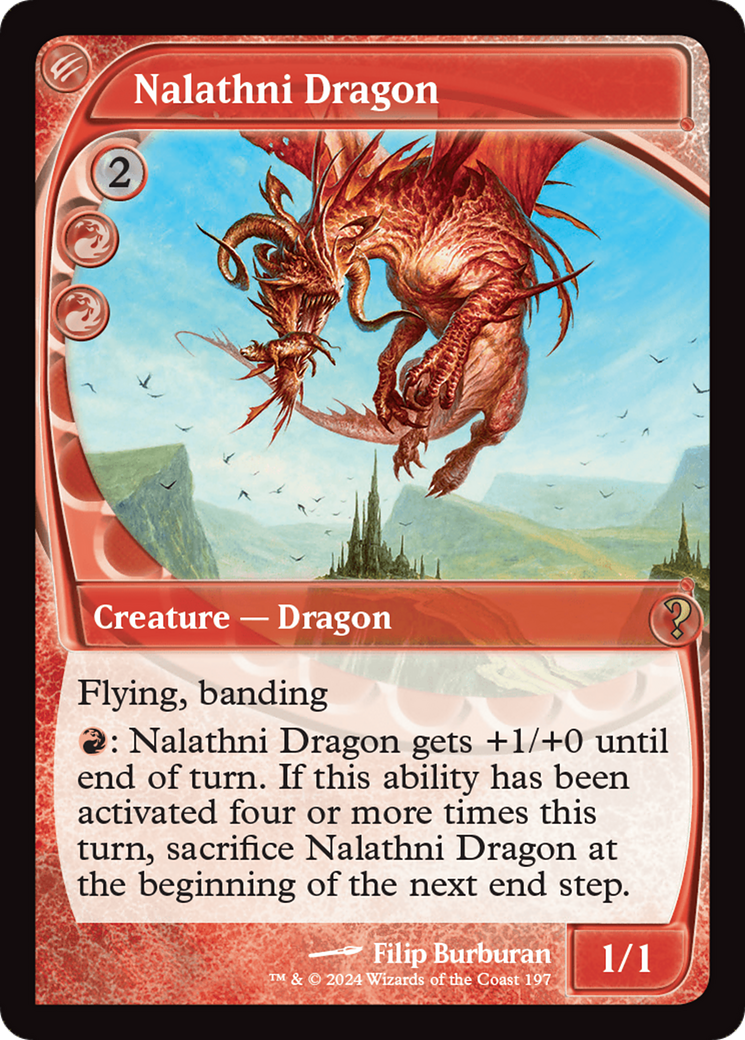 Nalathni Dragon (Future Sight) (MB2-197) [Mystery Booster] Mystery Booster 2 Foil MTG Single Wizards of the Coast