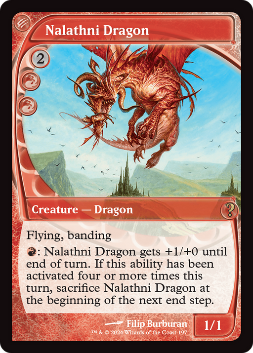 Nalathni Dragon (Future Sight) (MB2-197) [Mystery Booster] Mystery Booster 2 Foil MTG Single Wizards of the Coast