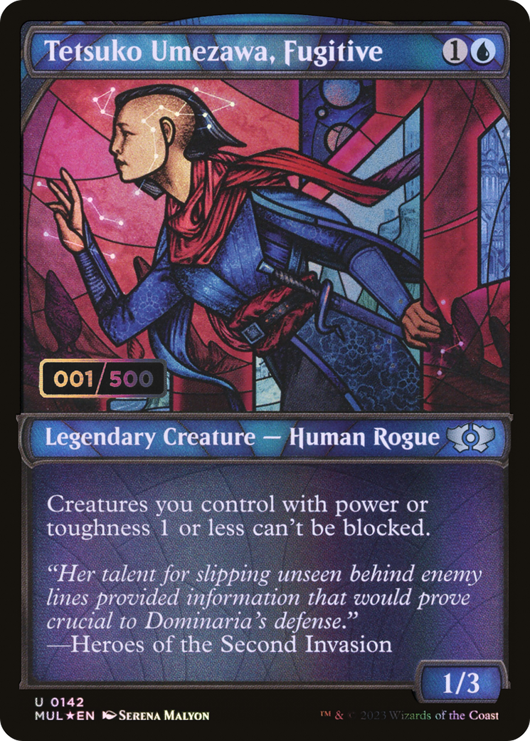 Tetsuko Umezawa, Fugitive (MUL-142Z) [Multiverse Legends] (Showcase) Foil MTG Single Wizards of the Coast