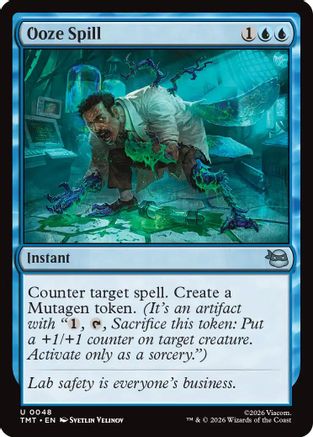 Ooze Spill (TMT-048) [Teenage Mutant Ninja Turtles] Foil MTG Single Wizards of the Coast