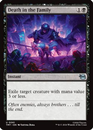 Death in the Family (TMT-061) [Teenage Mutant Ninja Turtles] MTG Single Wizards of the Coast