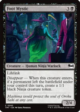 Foot Mystic (TMT-063) [Teenage Mutant Ninja Turtles] MTG Single Wizards of the Coast
