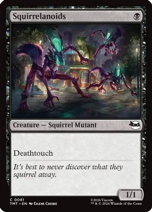 Squirrelanoids (TMT-081) [Teenage Mutant Ninja Turtles] MTG Single Wizards of the Coast