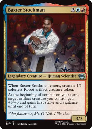 Baxter Stockman (TMT-139) [Teenage Mutant Ninja Turtles] Foil MTG Single Wizards of the Coast