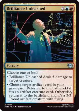 Brilliance Unleashed (TMT-141) [Teenage Mutant Ninja Turtles] MTG Single Wizards of the Coast
