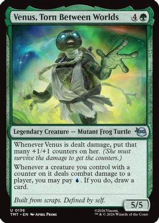 Venus, Torn Between Worlds (TMT-136) [Teenage Mutant Ninja Turtles] MTG Single Wizards of the Coast