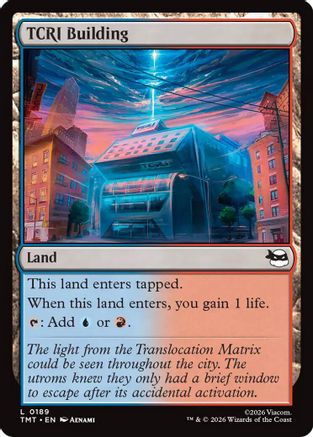 TCRI Building (TMT-189) [Teenage Mutant Ninja Turtles] Foil MTG Single Wizards of the Coast