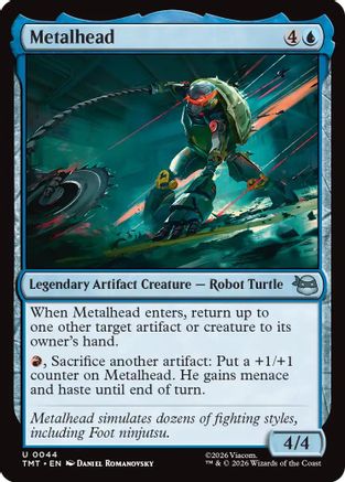 Metalhead (TMT-044) [Teenage Mutant Ninja Turtles] Foil MTG Single Wizards of the Coast