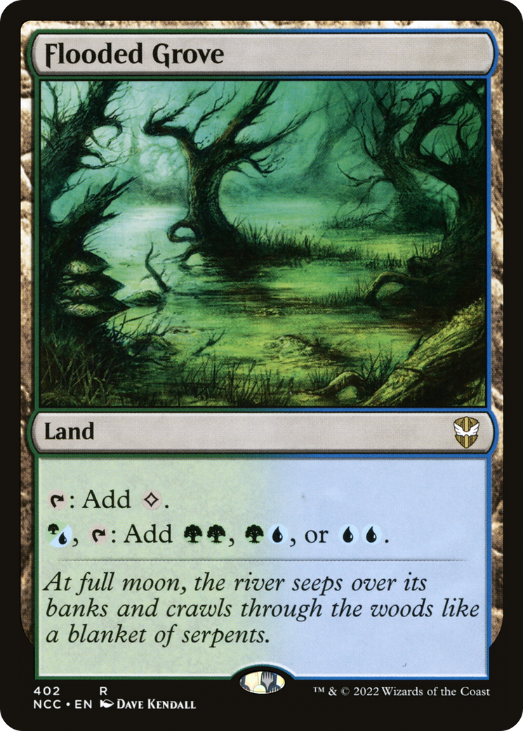 Flooded Grove (NCC-402) [New Capenna Commander] MTG Single Wizards of the Coast